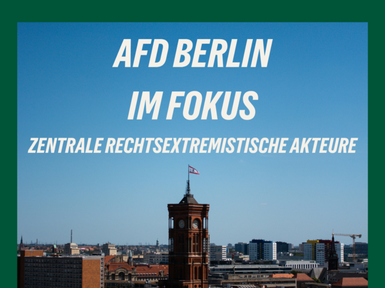 Die AfD ist ein Fall für den Verfassungsschutz Berlin